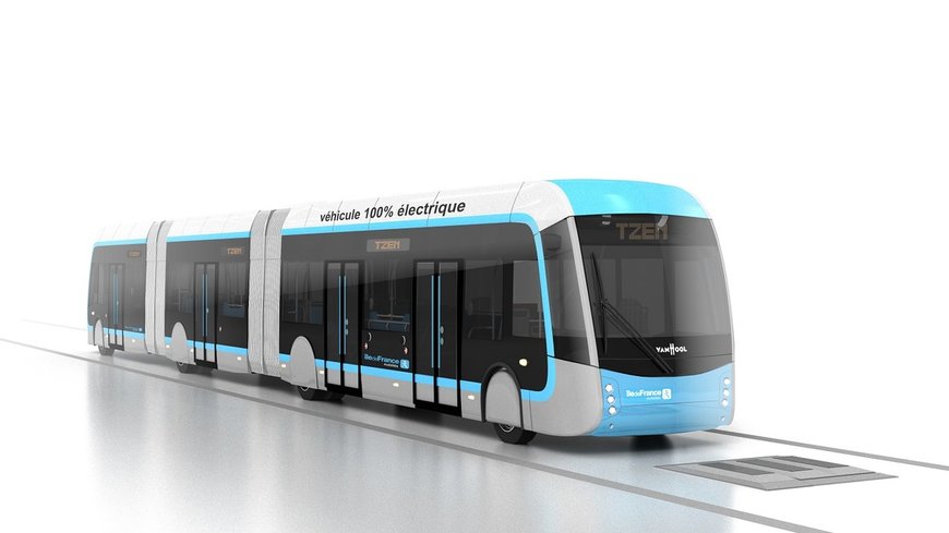 Il sistema di autobus innovativo e sostenibile del consorzio Van Hool - Kiepe Electric - Alstom, scelto da ÎIe-de-France Mobilités (Parigi, Francia)